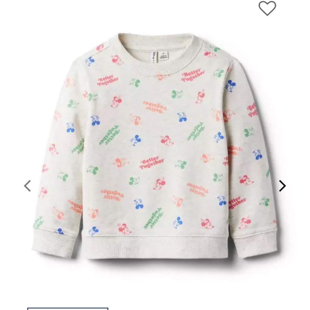 NWT Disney x Janie and Jack Sweatshirt